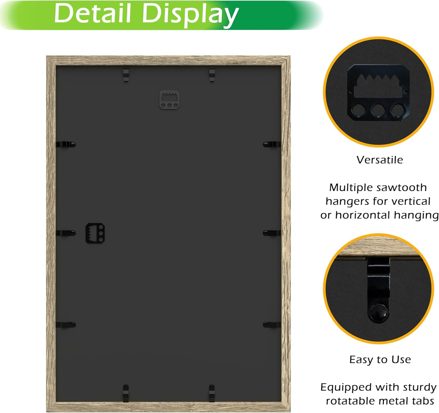 FrameWorks 11” x 14” Dark Oak Wooden Shadow Box Frame – Display Case with Soft Felt Back, Memory Box with Tempered Glass, Display Box with Elegant White Ball Push Pins, Wooden Flower Box