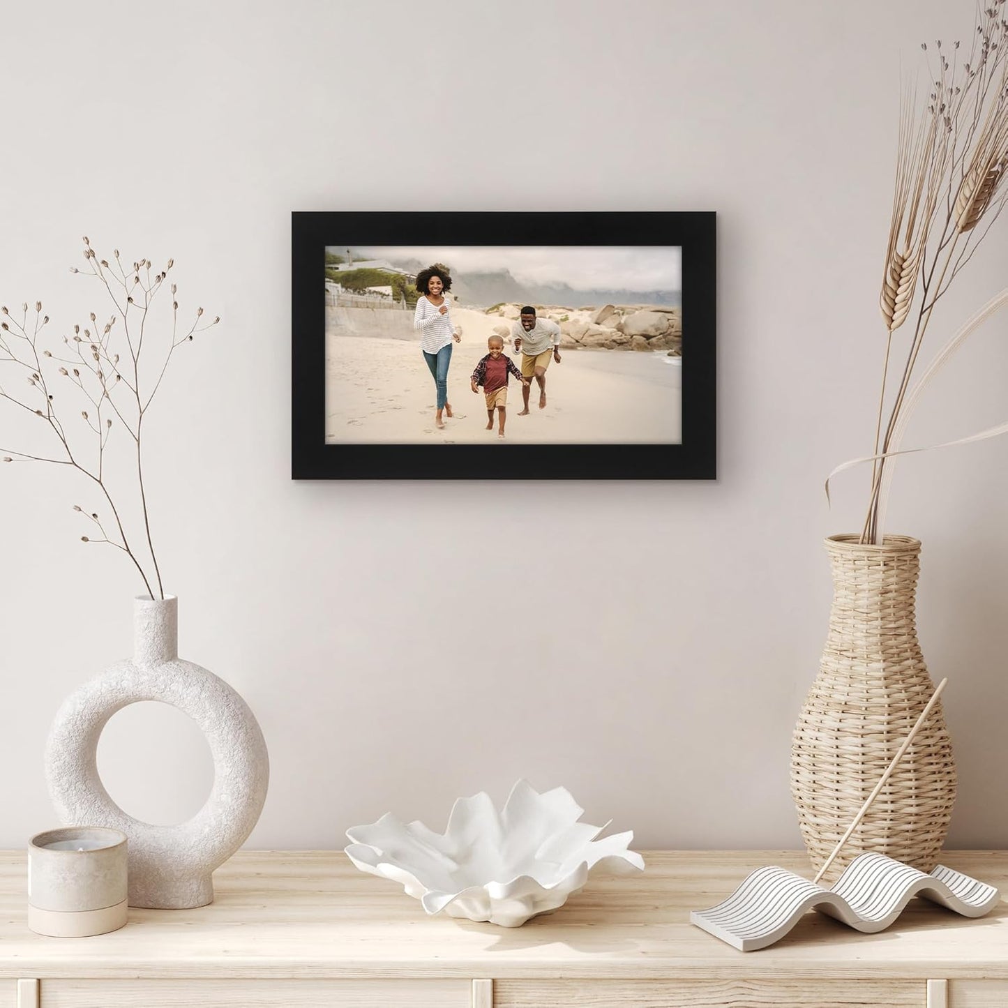 Americanflat 12x18 Poster Frame with Shatter-Resistant Glass - Signature Collection - Gallery-Style Frames Made of Engineered Wood - Photo Frame for Wall Display - Black - Colors C