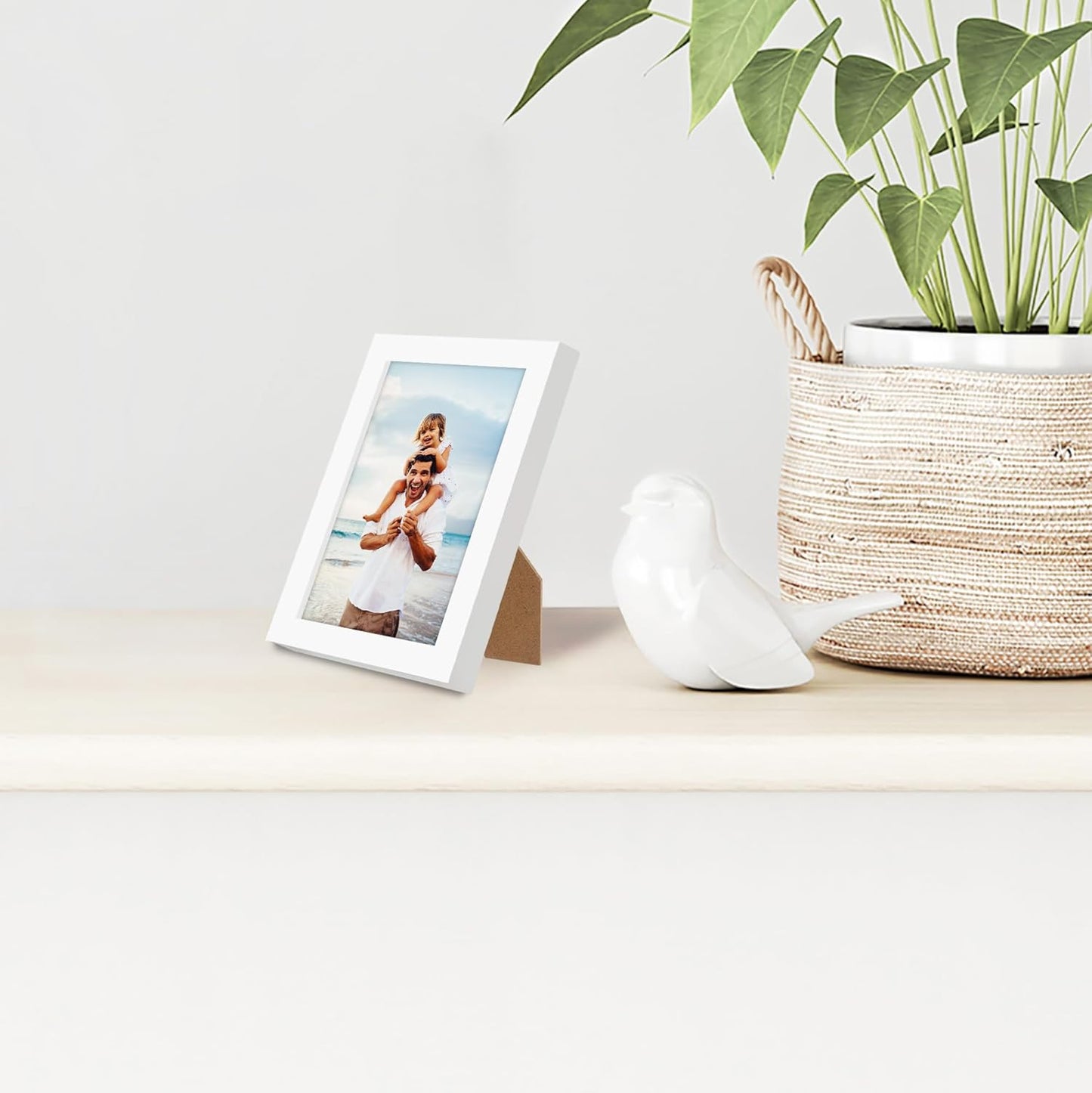 Americanflat 24x36 Poster Frame with Polished Plexiglass - Streamline Collection - Thin Border Picture Frame for Wall Display - Hanging Hardware Included - Black - Colors B