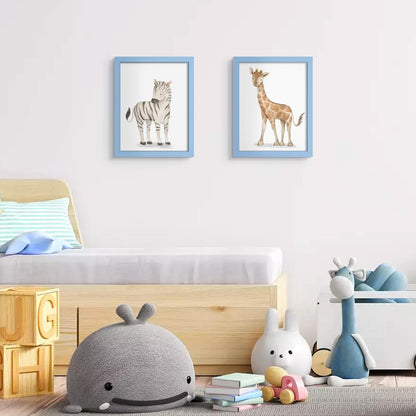 upsimples 8x10 Picture Frame, Display Pictures 5x7 with Mat or 8x10 Without Mat, Wall Hanging Photo Frame, Black, 1 Pack - Colors B