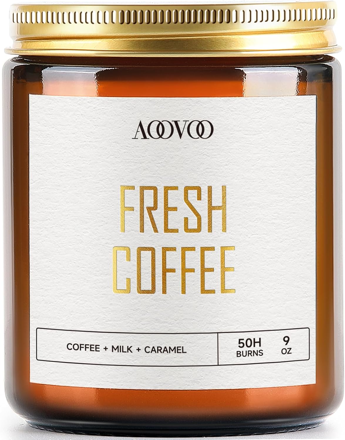AOOVOO Coconut Vanilla Candles - 9 oz Scented Candles, Aromatherapy Candle, Soy Candle for Home Scented