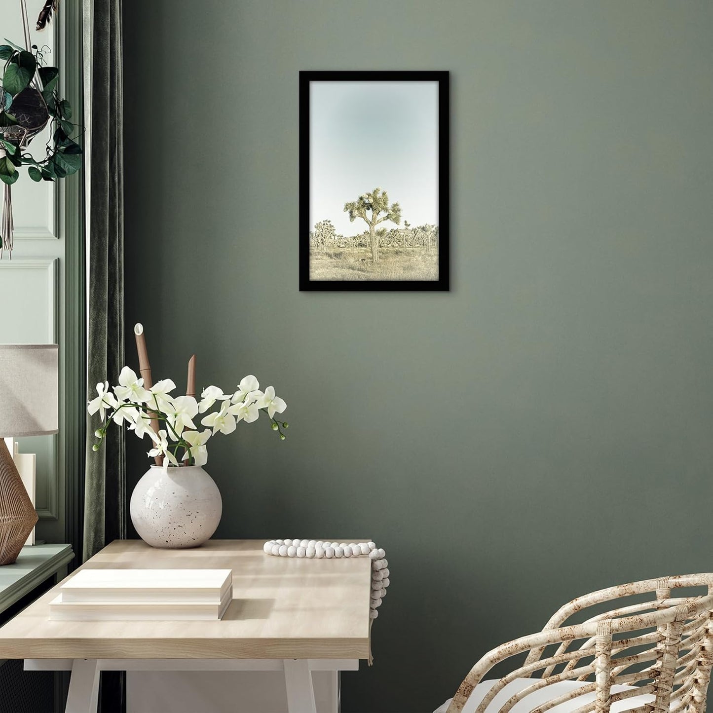 Americanflat 12x18 Poster Frame with Shatter-Resistant Glass - Signature Collection - Gallery-Style Frames Made of Engineered Wood - Photo Frame for Wall Display - Black - Colors A