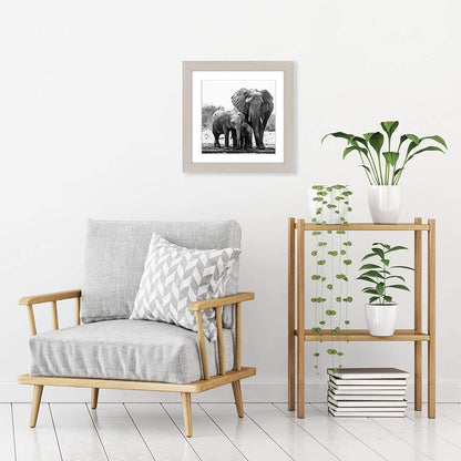 Americanflat 8x10 Picture Frame with Shatter-Resistant Glass - Use as 5x7 Frame with Mat or Display 8x10 Photo Without Mat - Signature Collection - Picture Frames for Tabletop and Wall Display - Black