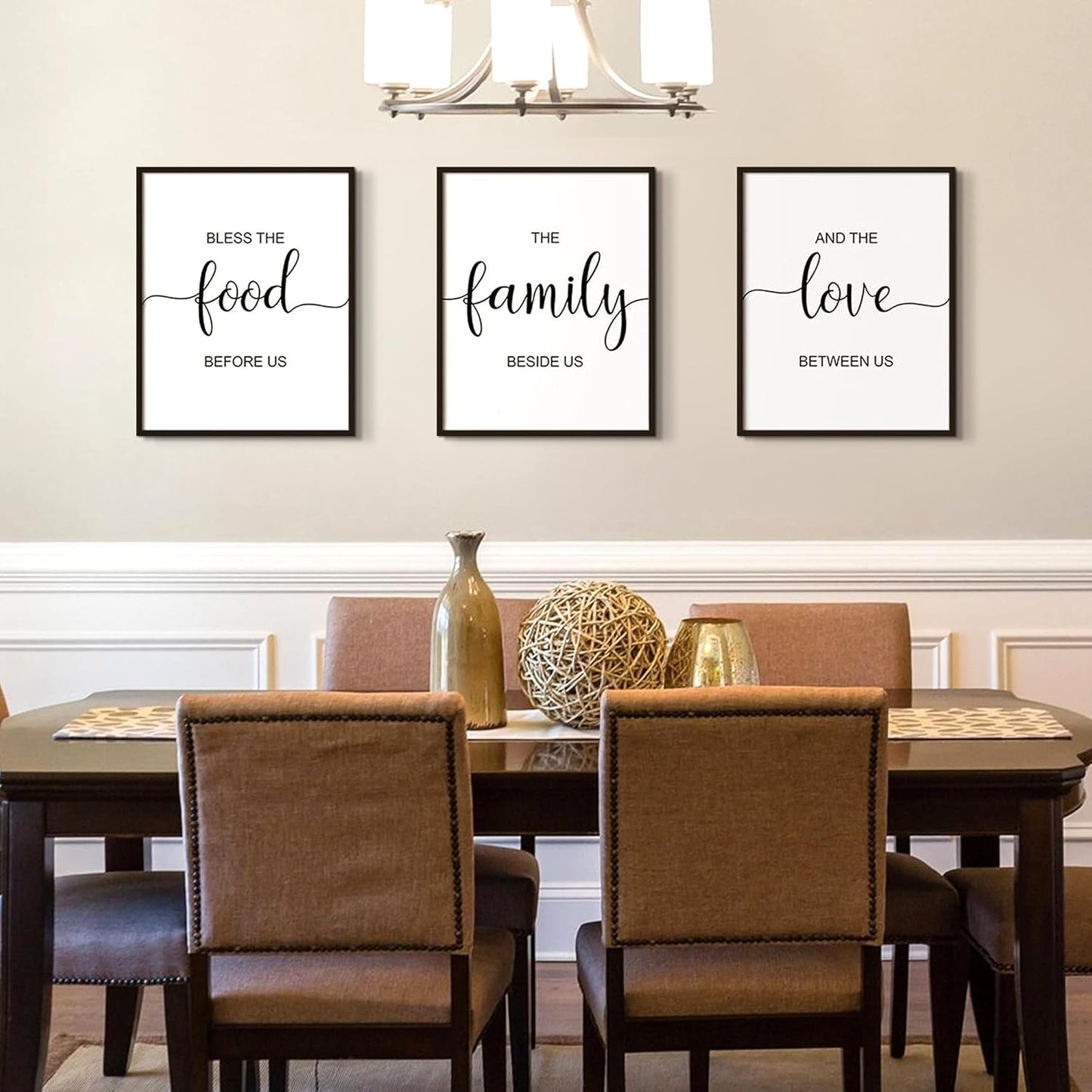 upsimples 24x36 Poster Frame Black 3 Pack, Scratch-Proof Picture Frames 24 x 36 for Photo Gallery - Slide-In Strips, Horizontal or Vertical Wall Mounting