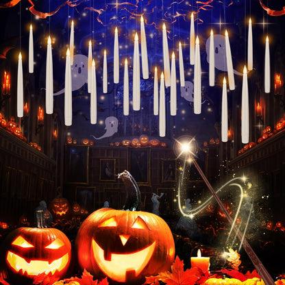 48- Pack of 3 Sizes of LED Flameless Candles.This Candle is Suitable for café, Fancy Restaurant, Bookstore and Other Scenes to Create a Relaxing and Romantic Atmosphere.