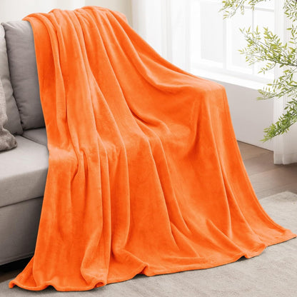 BEDELITE Fleece Blanket Black Throw Blankets for Couch & Bed, Luxury Plush Cozy Fuzzy Blanket 50x60 inches, Super Soft Warm Lightweight Throw Blanket for Travel Camping - Colors B