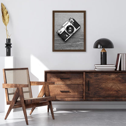 Americanflat 16x20 Picture Frame with Polished Plexiglass - Black Picture Frame - Wide Photo Frames Made of Engineered Wood for Vertical or Horizontal Wall Display - Epic Collection - Black - Colors B