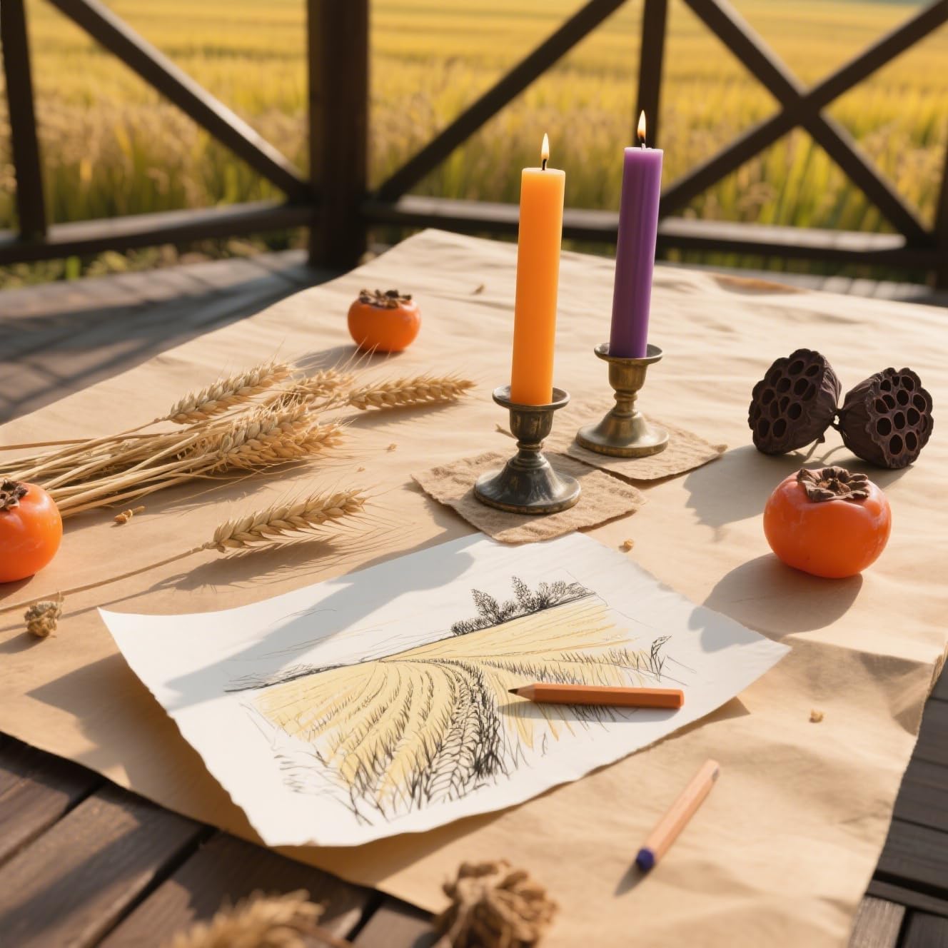 12-Pack Earth Tone Taper Candles, 10 Inch Unscented Dripless Candlesticks, Long-Lasting Burn Time of 7-8 Hours, Perfect for Fall Harvest Halloween Thanksgiving Dinners Parties and Home Décor