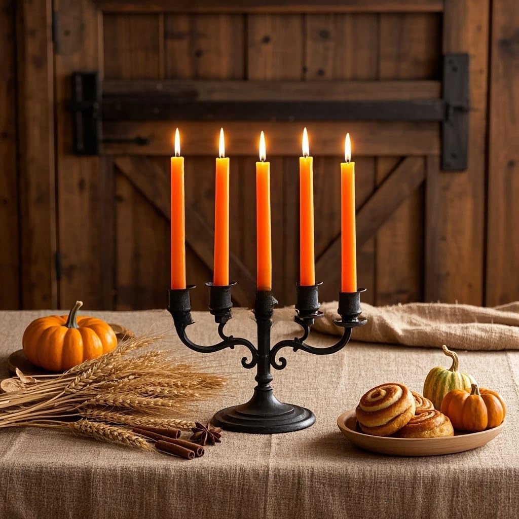 12-Pack Olive Green Taper Candles, 10 Inch Unscented Dripless Candlesticks, Long-Lasting Burn Time of 7-8 Hours, Perfect for Christmas Home Décor Spring and St. Patrick's Day