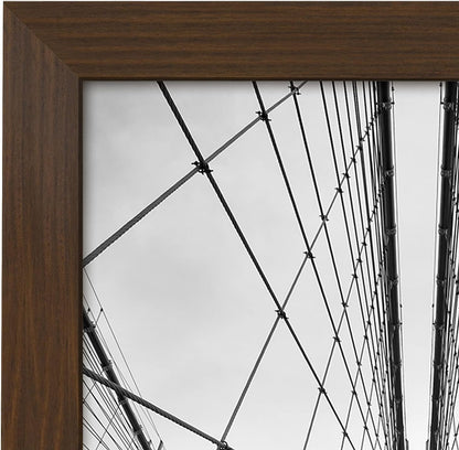 Americanflat 16x20 Picture Frame with Polished Plexiglass - Black Picture Frame - Wide Photo Frames Made of Engineered Wood for Vertical or Horizontal Wall Display - Epic Collection - Black - Colors C