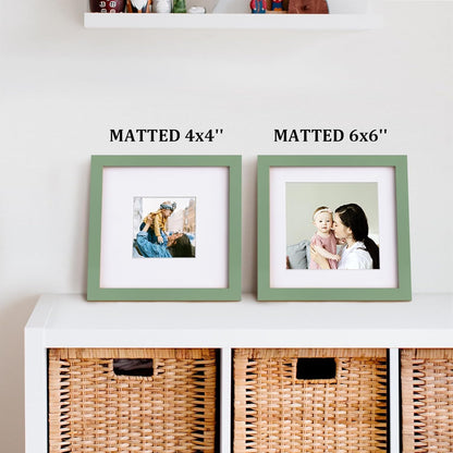 Egofine 12x16 Picture Frame Black, Covered by Plexiglass Made of Solid Wood, Display Pictures 9x12 and 11x14 with Mat or 12x16 Without Mat, for Wall Mounting Photo Frame - Colors A