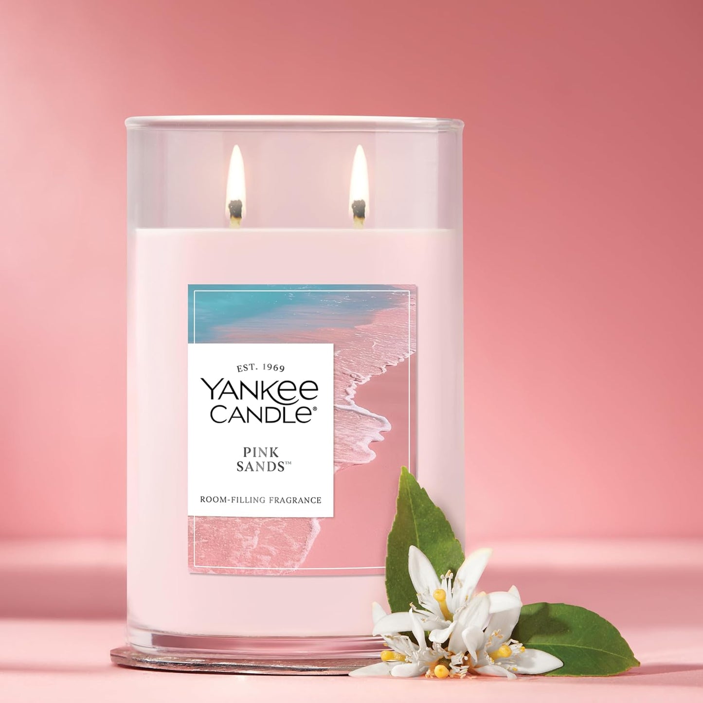 Yankee Candle Large Tumbler Scented Candle with up to 80 Hour Burn Time, Premium Plant Wax Blend for Consistent Burn, 20 oz Tumbler Candle with Room Filling Fragrance, Midsummer's Night