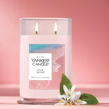Yankee Candle Large Tumbler Scented Candle with up to 80 Hour Burn Time, Premium Plant Wax Blend for Consistent Burn, 20 oz Tumbler Candle with Room Filling Fragrance, Midsummer's Night