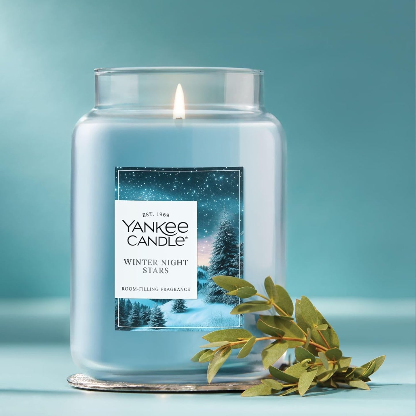 Yankee Candle Balsam & Cedar, Scented Candle, 22oz Large Jar with up to 150 Hour Burn Time, Giftable
