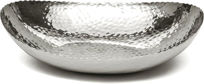 Monarch Abode Decorative Bowl for Home Decor – 7.5-Inch Black and Copper Plated Hand Hammered Key Bowls for Entryway Table, Fruit & Potpourri Bowl for Centerpiece, Modern Catch All Key Holder Bowl