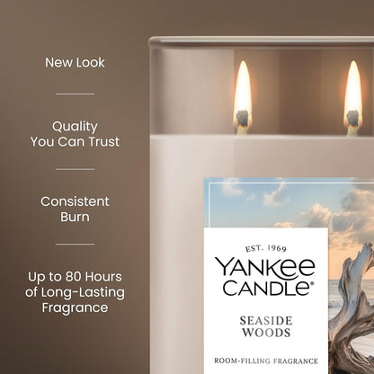 Yankee Candle Large Tumbler Scented Candle with up to 80 Hour Burn Time, Premium Plant Wax Blend for Consistent Burn, 20 oz Tumbler Candle with Room Filling Fragrance, Midsummer's Night