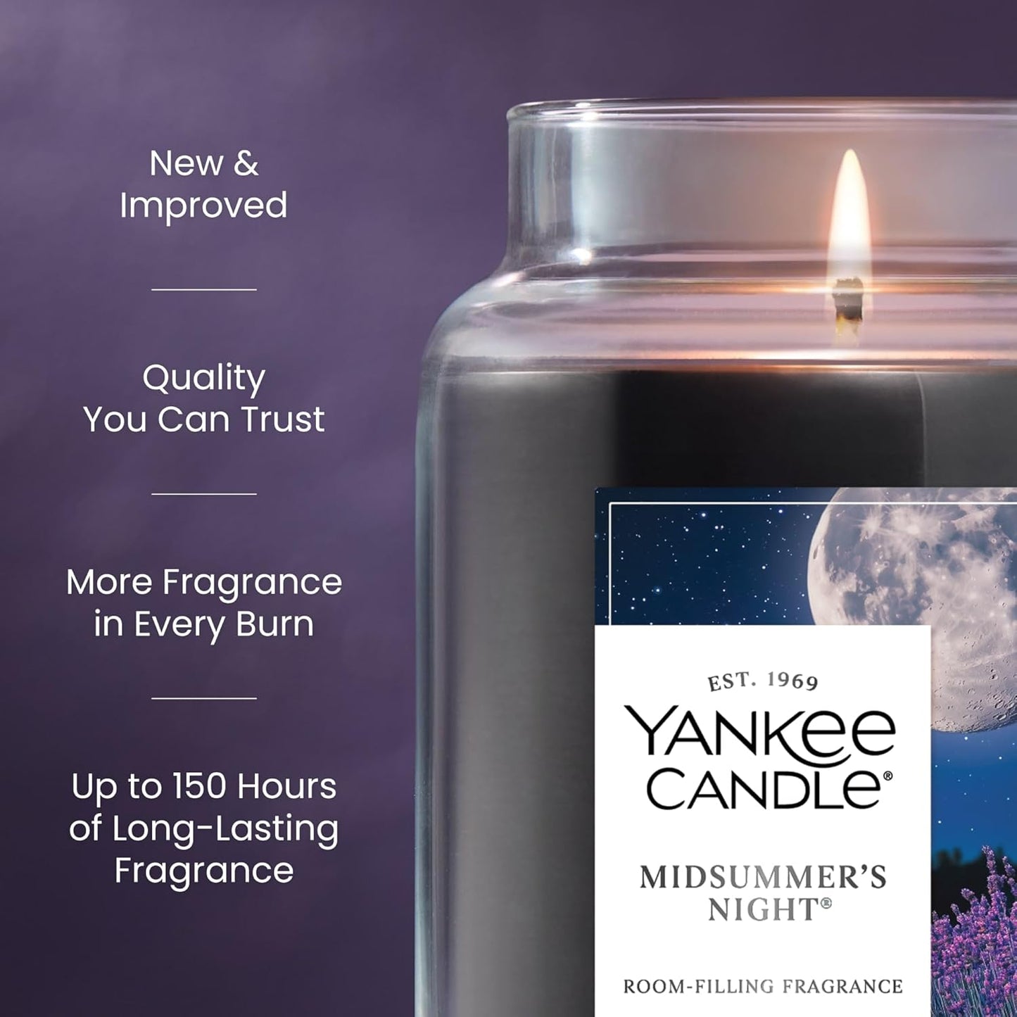 Yankee Candle Ocean Air Scented Candle, 22oz Large Jar with up to 150 Hour Burn Time, Giftable