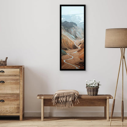 Americanflat 16x20 Picture Frame with Polished Plexiglass - Black Picture Frame - Wide Photo Frames Made of Engineered Wood for Vertical or Horizontal Wall Display - Epic Collection - Black - Colors B