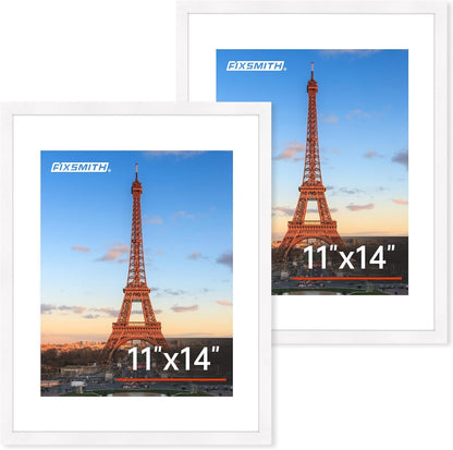FIXSMITH 10 Pack Picture Frames Collage Wall Decor for Mounting or Tabletop Display, Gallery Wall Frame Set with Two 8x10 Black Frames, Four 5x7 Frames and Four 4x6 Frames, Multi-Pack Photo Frame Set
