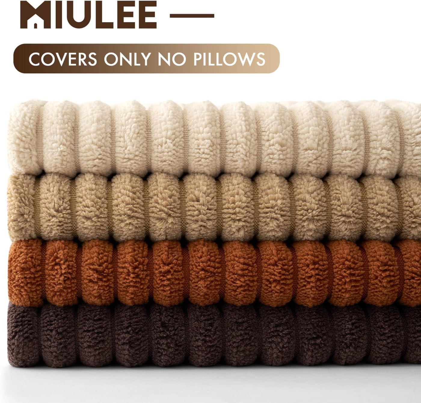 MIULEE Boho Farmhouse Sage Green Throw Pillow Covers 18x18 Inch Set of 4 Mordern Nordic Cushion Covers Soft Corduroy Spring Home Decor for Couch Bed Sofa Living Room Forest Green