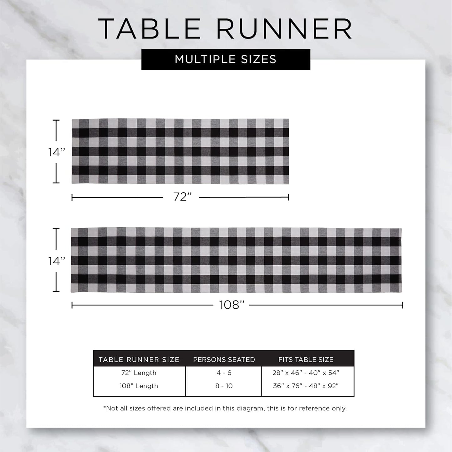 DII Dobby Stripe Woven Table Runner, 13x72-inch, French Blue