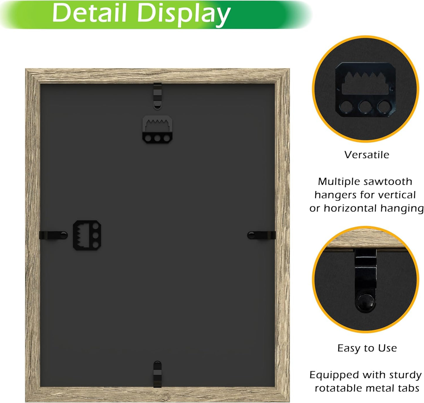 FrameWorks 11” x 14” Dark Oak Wooden Shadow Box Frame – Display Case with Soft Felt Back, Memory Box with Tempered Glass, Display Box with Elegant White Ball Push Pins, Wooden Flower Box