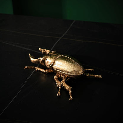Gold Insect Wall Decor - Unique Bug and Beetle Design Gold Resin, Perfect for Victorian and Modern Home Decor