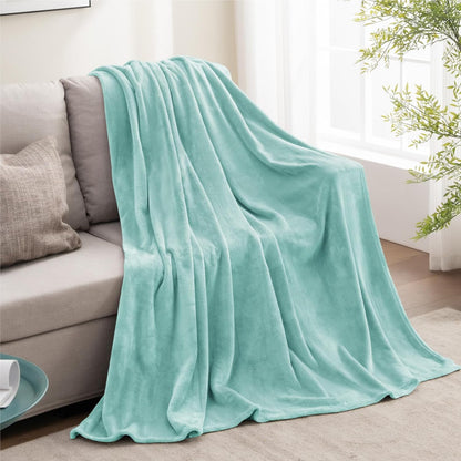 BEDELITE Fleece Blanket Black Throw Blankets for Couch & Bed, Luxury Plush Cozy Fuzzy Blanket 50x60 inches, Super Soft Warm Lightweight Throw Blanket for Travel Camping - Colors A