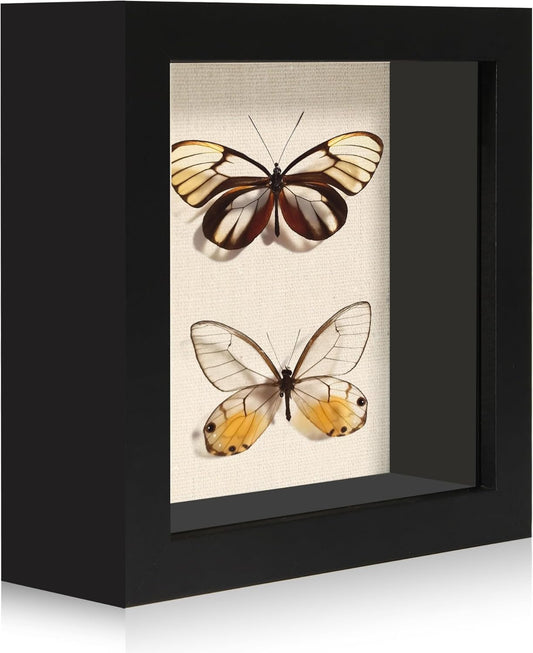 12x16 Large Shadow Box Picture Frame Display Case with Soft Linen Back, White Wooden Memory Shadow Box Frame with Tempered Glass Cover for Wall Display