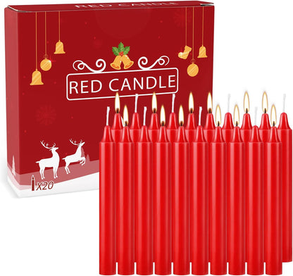 YOROXRG 40 Pack Spell Chime Candles-4 Inch Multi-Colored Taper Candles Sticks-for Home Decor Kitchen Decor Wedding Decoration-10 Colours