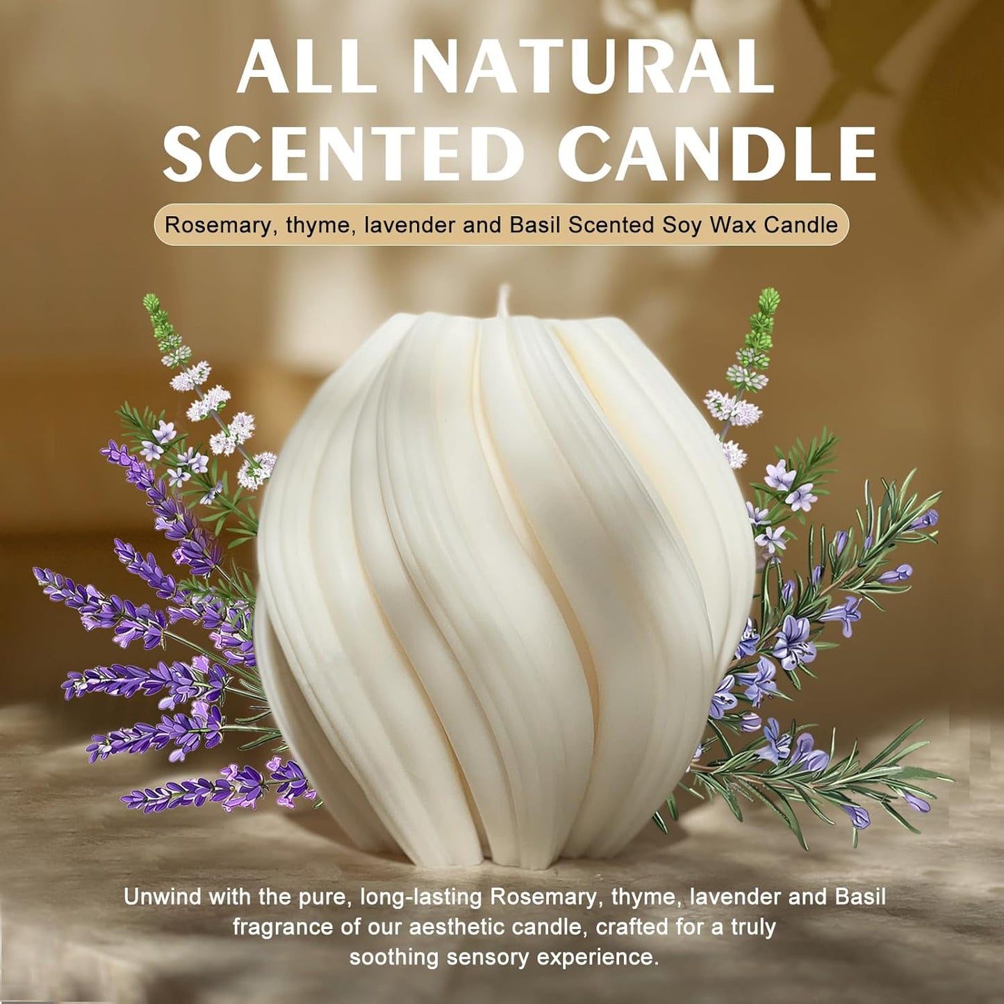 2PCS Hourglass Pillar Candles Set,Soy Wax Orchids Scented Pillar Candles,Cylindrical Tall Pillar Candle,Elegant Bubble Aesthetic Candle Housewarming Gift Home Room Shelf Decor Idea(White)