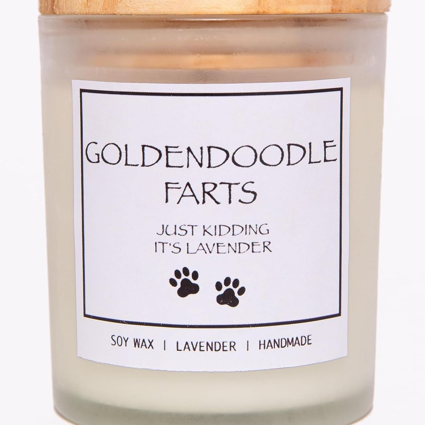 Pug Gifts & Decor, Dog Mom Gifts for Women, Dog Farts Candle, Pet Friendly Lavender Scented Candle