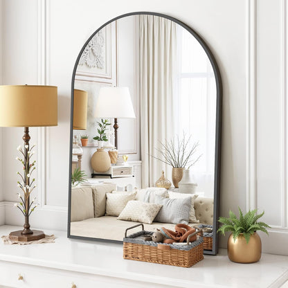 Round Wall Mirror 30 Inch Gold Vanity Mirror with Metal Frame, Modern Circle for Bathroom, Entryway, Bedroom, Living Room, Wall Mounted Decorative Mirrors