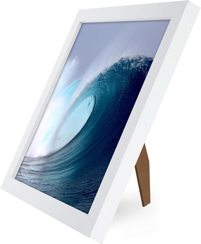 Americanflat 12x18 Poster Frame with Shatter-Resistant Glass - Signature Collection - Gallery-Style Frames Made of Engineered Wood - Photo Frame for Wall Display - Black - Colors C