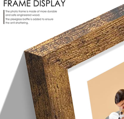 DUENPY 14x26 Collage Picture Frame 4x6 Collage Picture Frame Displays Twelve 4x6 inch Photos Available Horizontal Wall Mounting Display and Vertical Black - Colors A