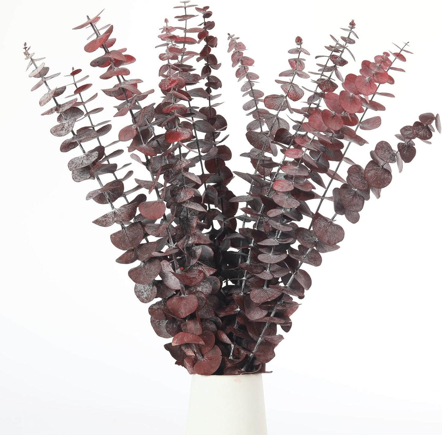 Tavkite 16 Pcs Dried Eucalyptus Stems, 17'' Natural Fresh Eucalyptus Leaves Branches Hanging for Shower, Preserved Real Plant Live Greenery for Home SPA Wall Bathroom Wedding Party Vase Decor