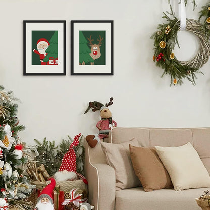upsimples 11x14 Picture Frame Set of 5, Display Pictures 8x10 with Mat or 11x14 Without Mat, Wall Gallery Photo Frames, Black