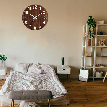 HZDHCLH Wall Clocks Battery Operated,12 inch Silent Non Ticking Modern Wall Clock for Living Room Bedroom Kitchen Office Classroom Decor (Olive Green and Gold)