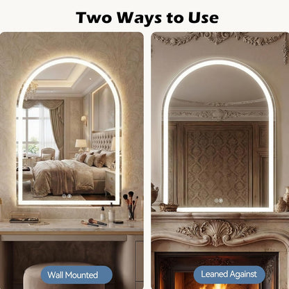NEWBULIG 20IN Round Bathroom Wall Mirror, Modern Vanity Mirrors for Over Sink, HD Glass Decorative for Entryway, Bedroom & Living Room, Gold