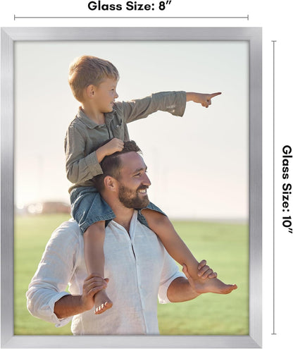 Americanflat 24x36 Poster Frame with Polished Plexiglass - Streamline Collection - Thin Border Picture Frame for Wall Display - Hanging Hardware Included - Black - Colors B