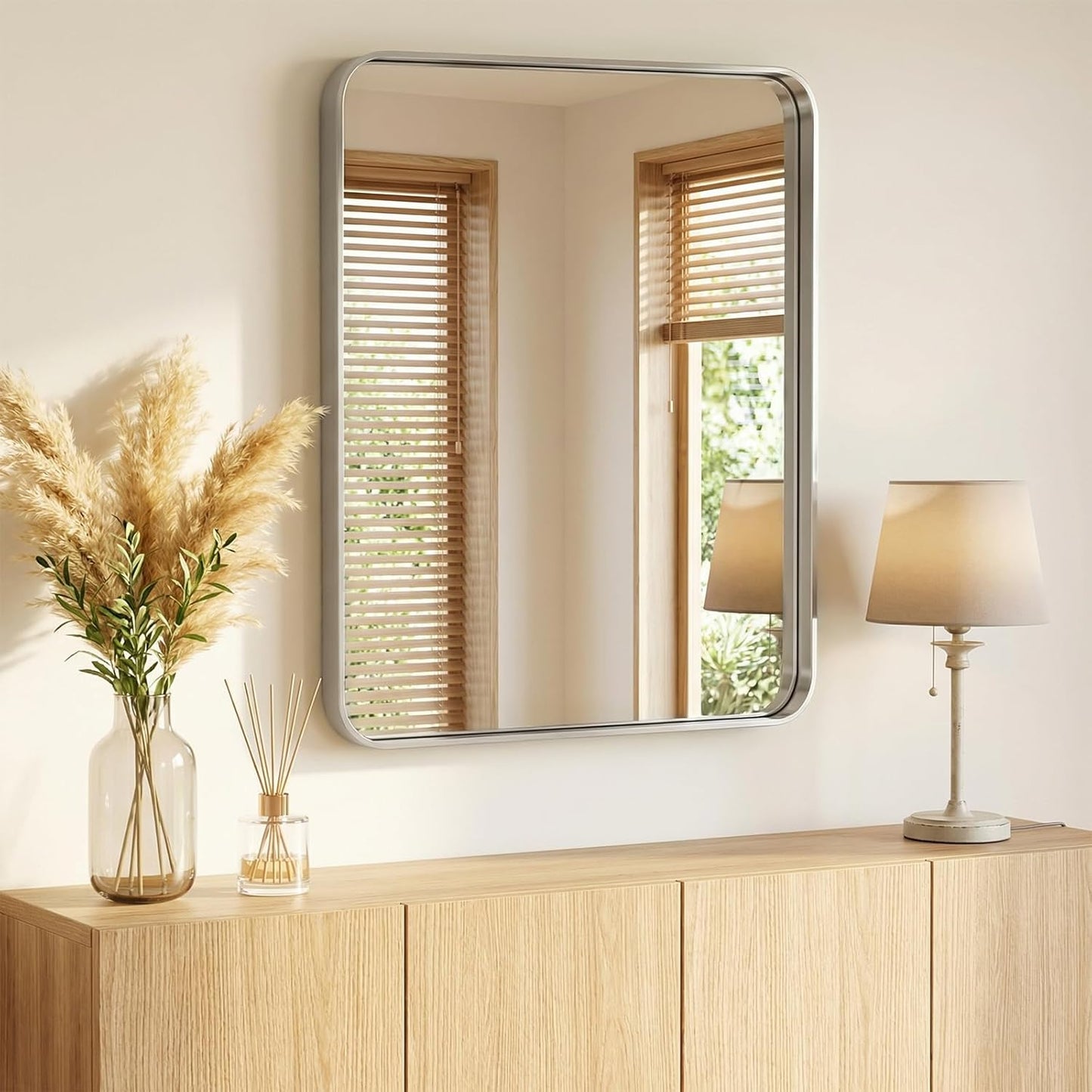 NEWBULIG Gold Round Wall Mirror 36 Inch, Bathroom Mirrors for Over Sink, Wall Decor for Bathroom, Entryway, Bedroom, Vanity
