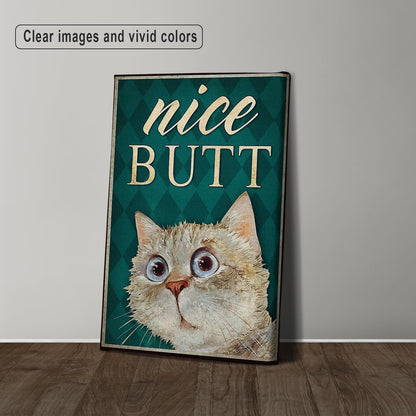 DIHSIEG 12x16 Canvas Wall Art funny bathroom wall art Print Poster Vintage Poster Frameless Floral Can be hung on the Wall Heal Your Heart poster Wall Art Canvas