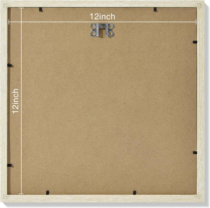 Vittanly 8x10 Picture Frames Set of 9, Shatter Resistant Plexiglass, Display 5x7 Pictures with Mat or 8x10 without Mat, Photo Frames for Wall or Tabletop, Engineered Wood, Black - Colors A