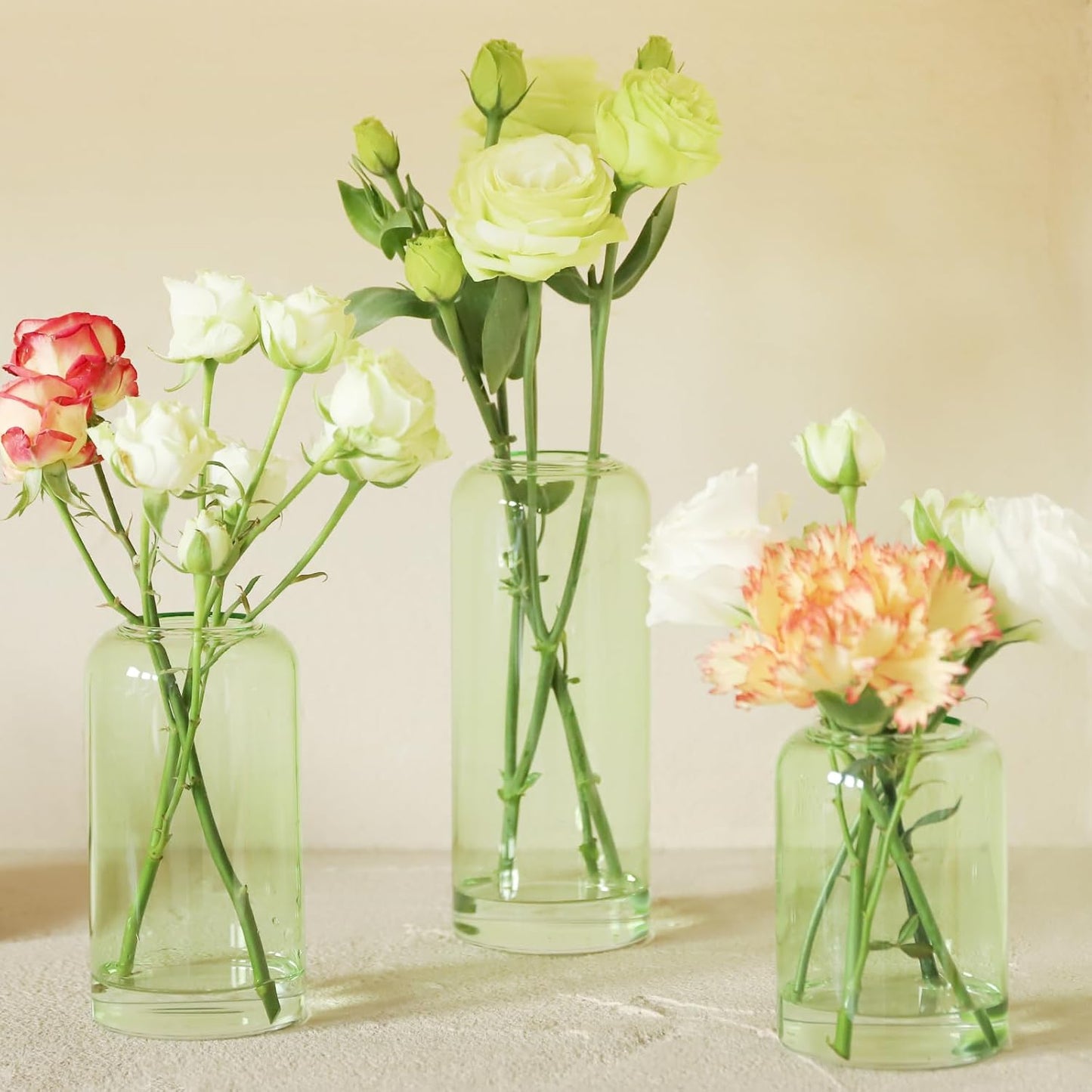 Glass Bud Vases Set of 24, Clear Flower Vase for Centerpieces, Small Vases for Flowers, Decor Centerpiece for Bathroom, Decorative Vases for House Warming