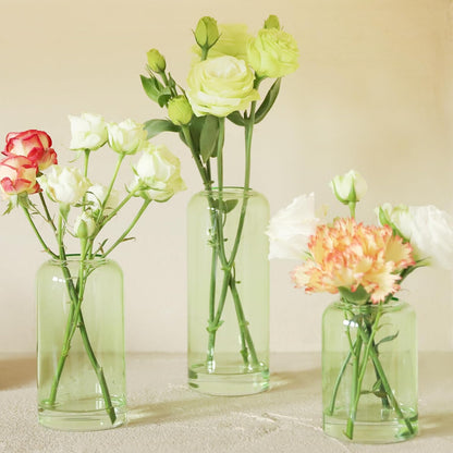 Glass Bud Vases Set of 24, Clear Flower Vase for Centerpieces, Small Vases for Flowers, Decor Centerpiece for Bathroom, Decorative Vases for House Warming