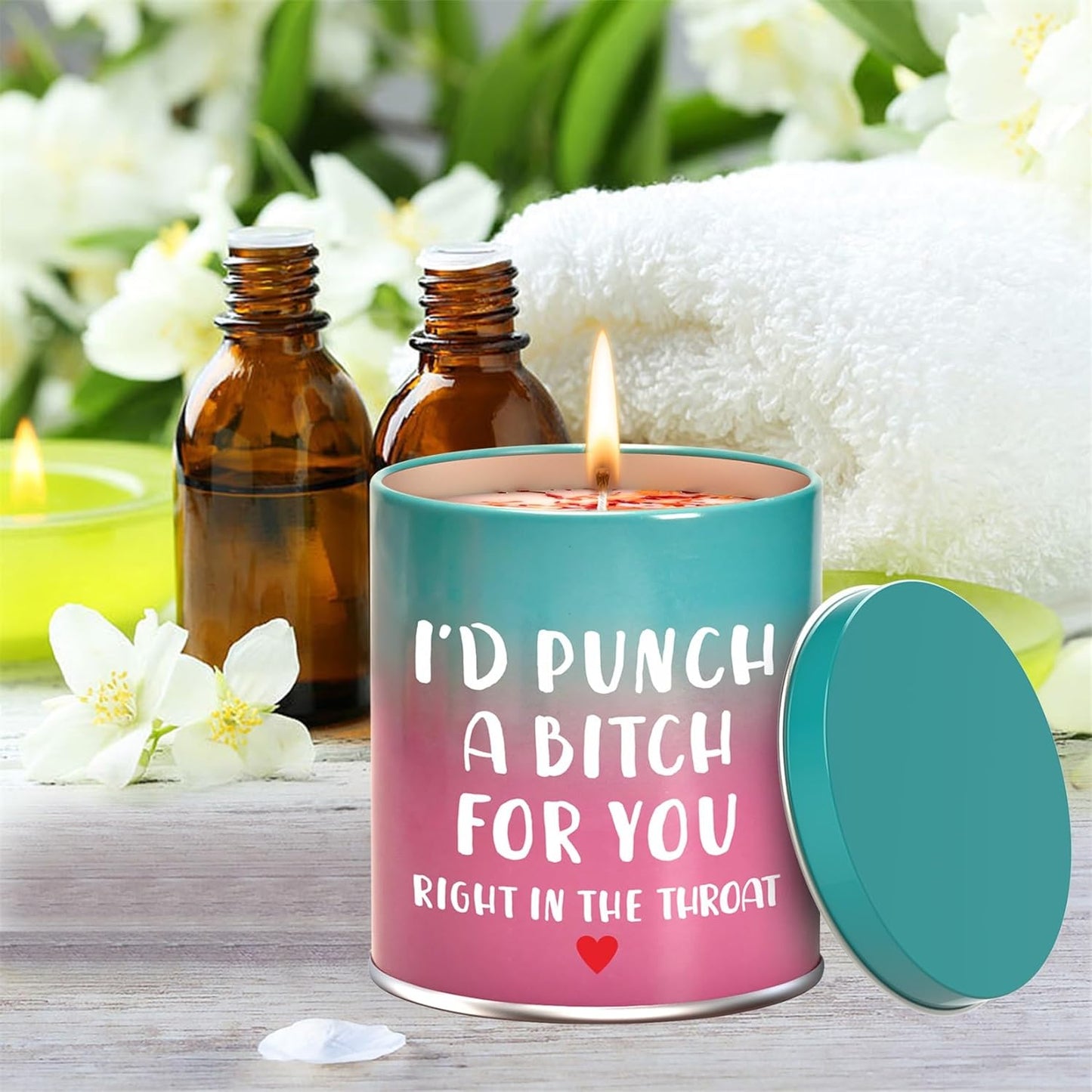Christmas Birthday Gifts for Women Scented Candle, Valentines Day Gifts for Girlfriend Her, Mothers Day Gift for Mom Wife Sister Friendship White Elephant Stocking Stuffers Presents Funny Ideas Gift