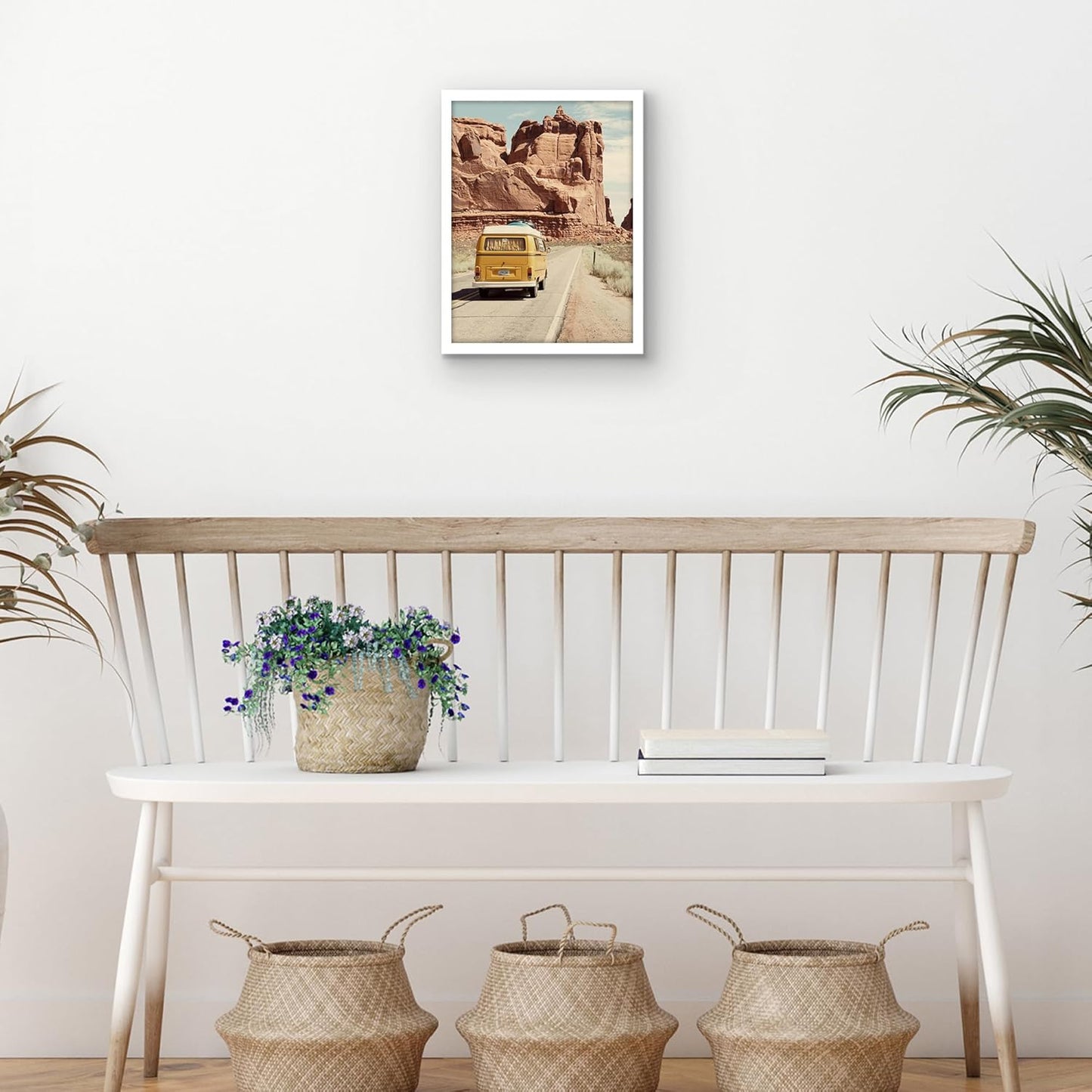 Americanflat 24x36 Poster Frame with Polished Plexiglass - Streamline Collection - Thin Border Picture Frame for Wall Display - Hanging Hardware Included - Black - Colors C