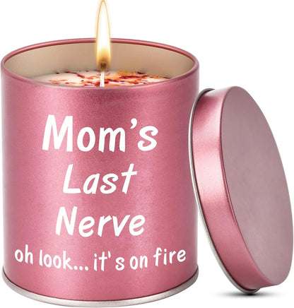 Gifts for Mom Birthday from Daughter Son, Christmas Stocking Stuffers Gifts for Mom Present Mothers Day Great ldeas Funny Unique New Mother Thanksgiving Adoptive 9oz Scented Candle