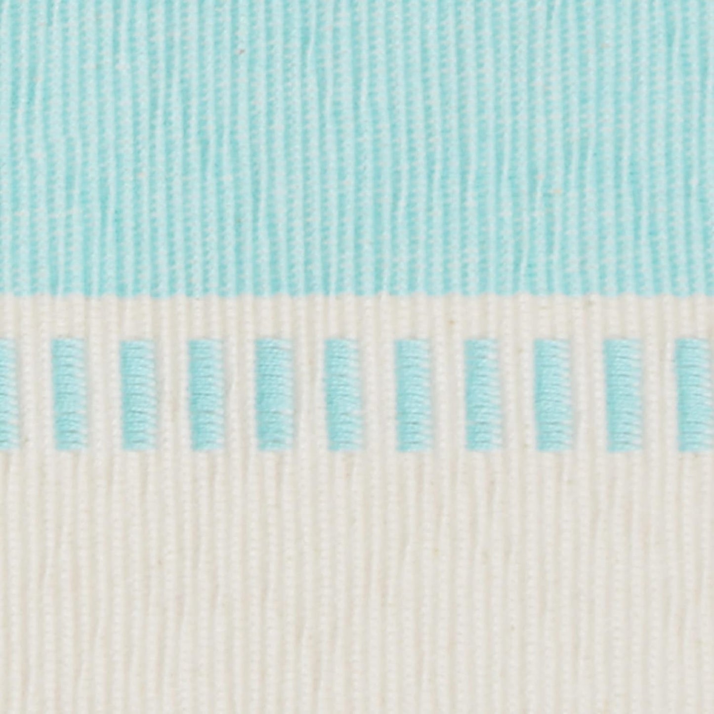DII Dobby Stripe Woven Table Runner, 13x72-inch, French Blue