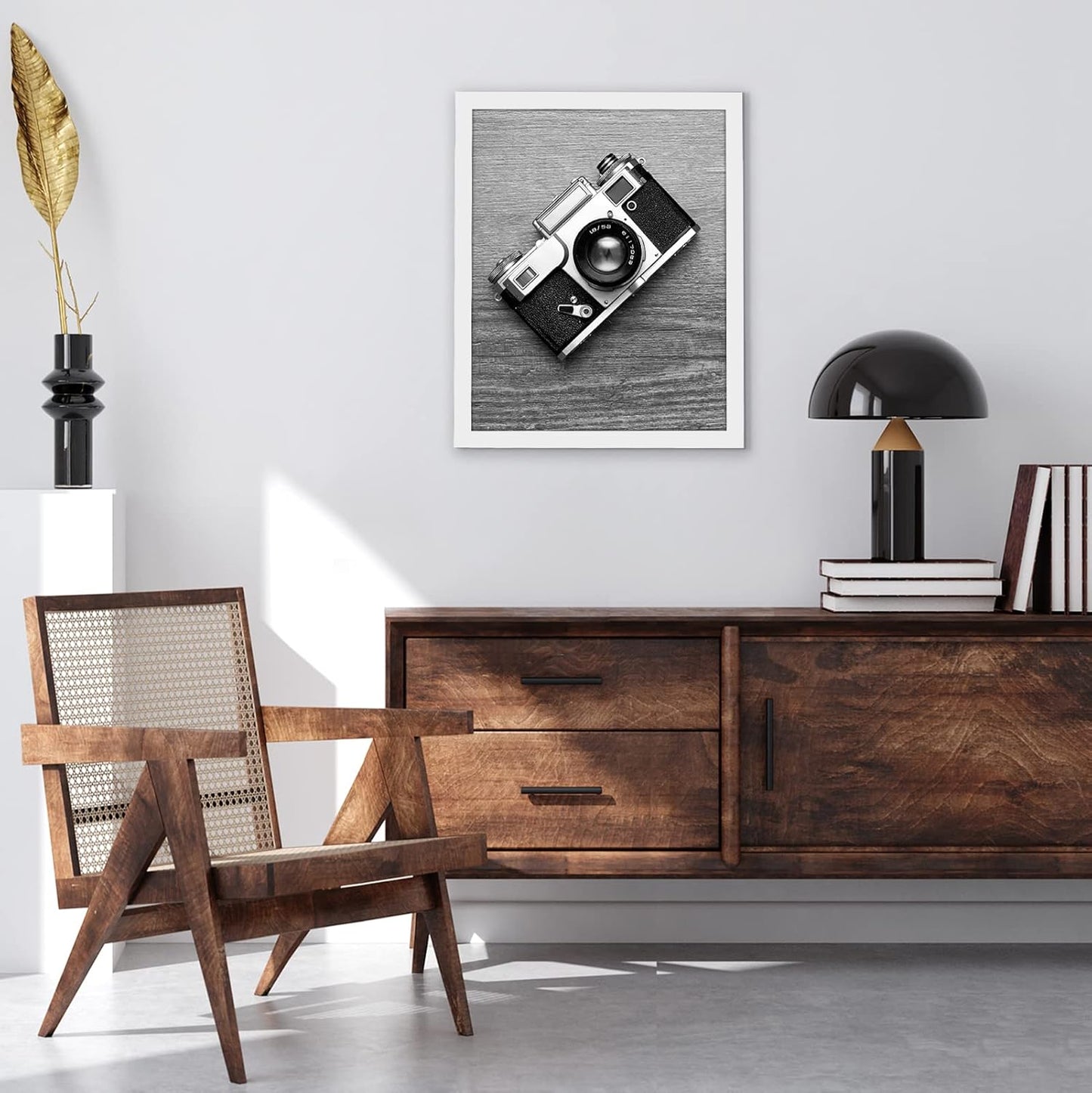 Americanflat 16x20 Picture Frame with Polished Plexiglass - Black Picture Frame - Wide Photo Frames Made of Engineered Wood for Vertical or Horizontal Wall Display - Epic Collection - Black - Colors B